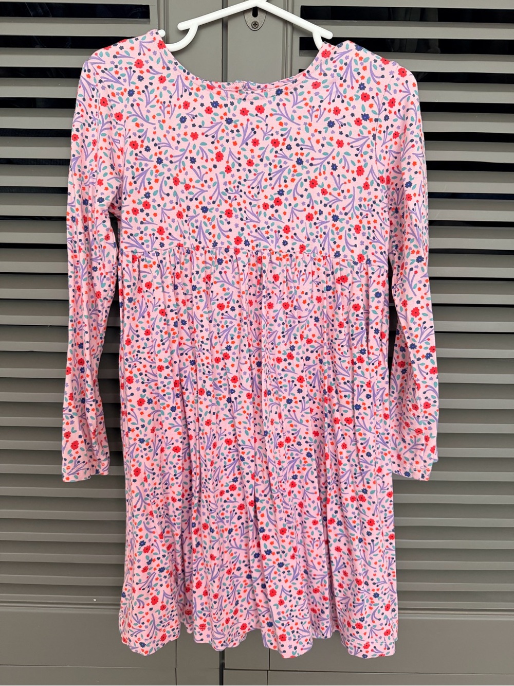 Magnetic Me Pink Floral Long-Sleeve Casual Dress